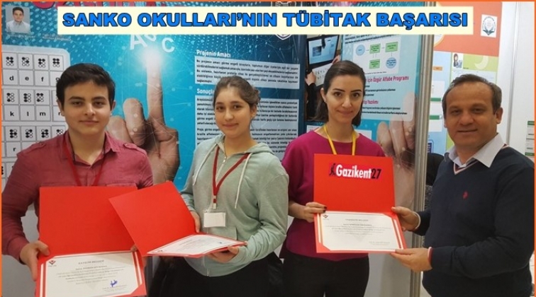 Sanko Okulları'nın Tübitak başarısı