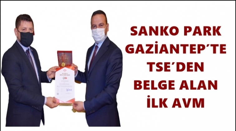 Sanko Park TSE COVID-19 belgesi aldı
