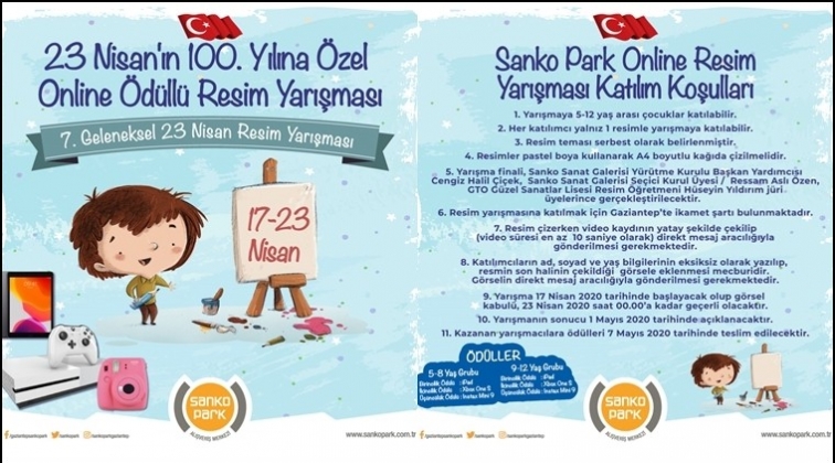 Sanko Park'tan online resim yarışması