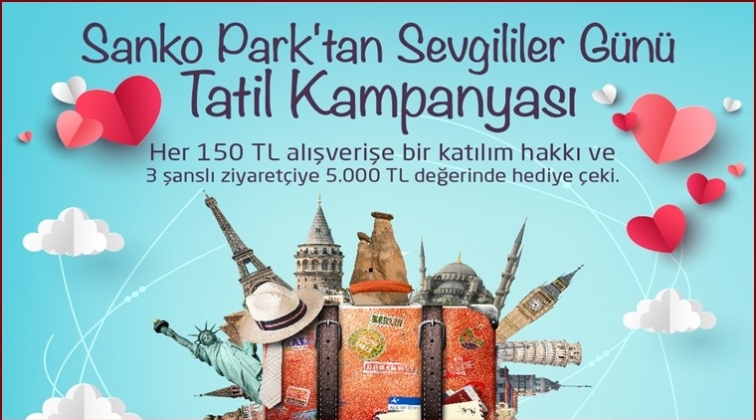 Sanko Park'tan &uuml;&ccedil; şanslı &ccedil;ifte tatil