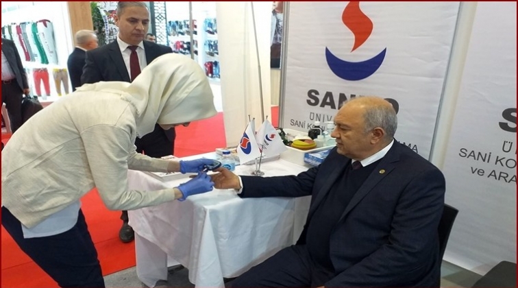 Sanko Pentex Fuarı'nda stant a&ccedil;tı