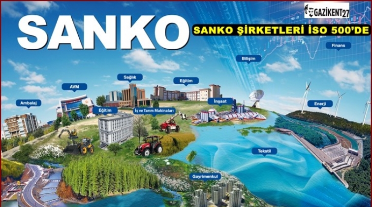 Sanko şirketleri, 500 B&uuml;y&uuml;k Şirketi listesinde