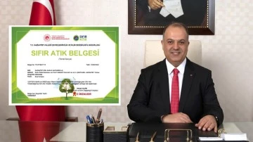 Sanko Üniversitesi Hastanesi'ne Sıfır Atık Belgesi