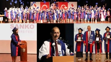 Sanko Üniversitesi’nde mezuniyet coşkusu