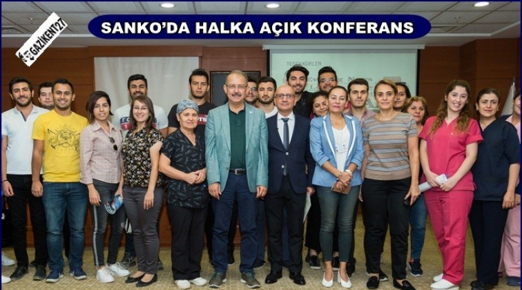 Sanko &Uuml;niversitesi'nde halka a&ccedil;ık konferans