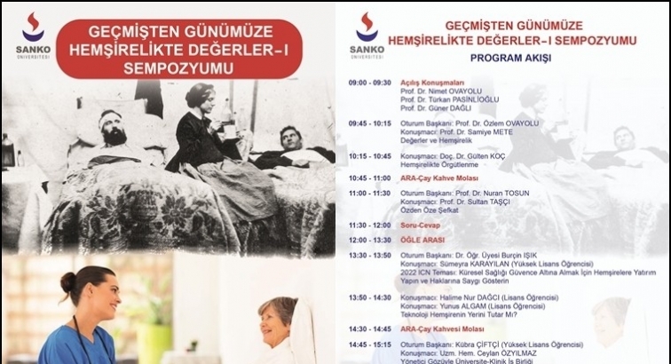 Sanko &Uuml;niversitesi'nde Hemşirelik Sempozyumu