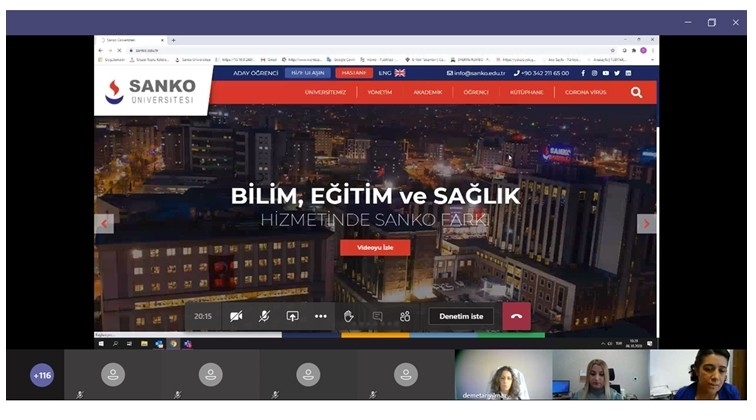 Sanko'da online oryantasyon programı