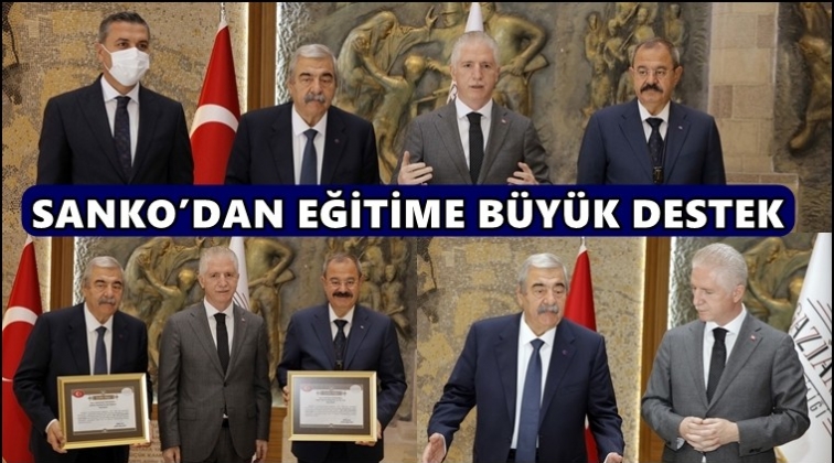 Sanko'dan eğitime büyük destek...