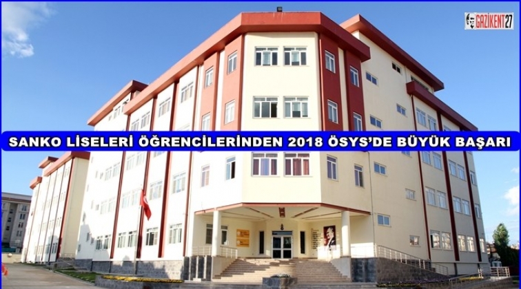 Sanko'lu öğrenciler büyük bir başarıya imza attı