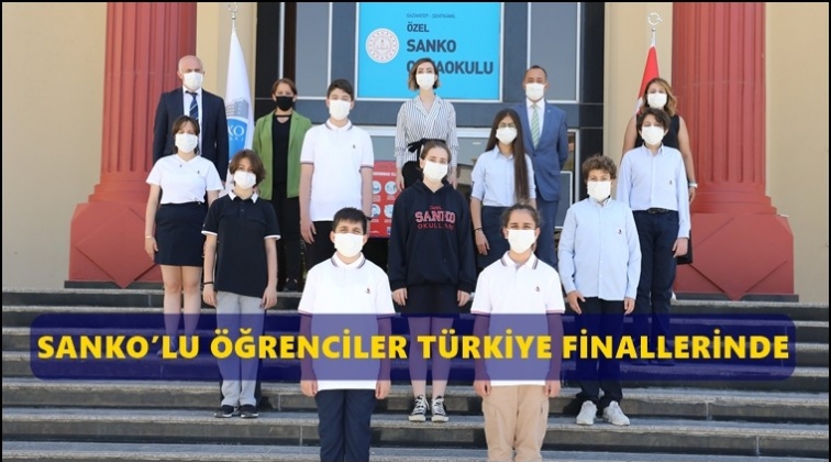 Sanko'lu öğrenciler Türkiye finallerinde...
