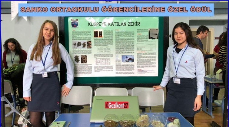 Sankolu öğrencilerin projesi 120 proje arasında finale kaldı