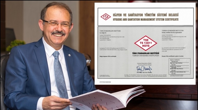 Sanko'ya Hijyen ve Sanitasyon Y&ouml;netim Sistemi Belgesi