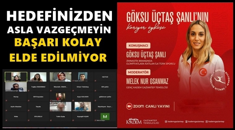 Şanlı, başarıya giden yolu anlattı...