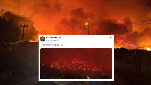Saray'dan gelen 'dua' paylaşımı: 'Rabb'im! İmdat eyle bize!'