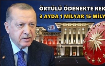 Saray &ouml;rt&uuml;l&uuml; &ouml;denekte yine rekor kırdı!
