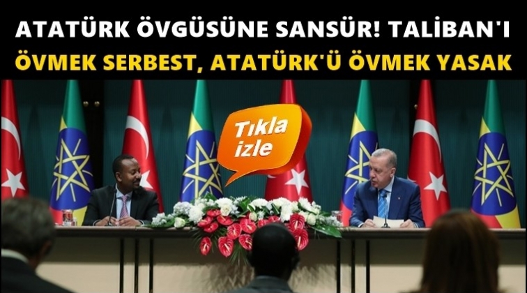 Saray'da 'Atat&uuml;rk' &ouml;vg&uuml;s&uuml;ne sans&uuml;r!..