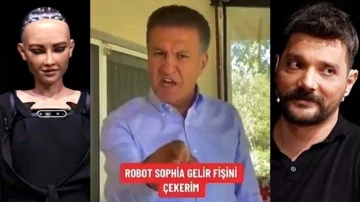 Sarıgül: Bak Robot Sophia canımı sıkma fişini çekerim!