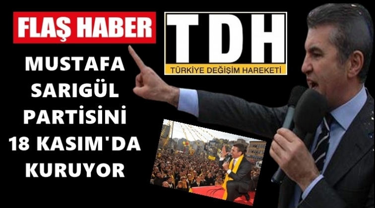 Sarıg&uuml;l partisini 18 Kasım&rsquo;da kuruyor