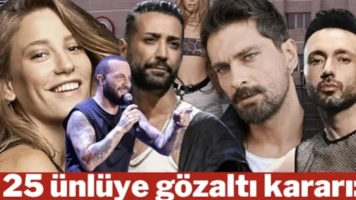 &Uuml;nl&uuml;lere uyuşturucu operasyonu: 25 g&ouml;zaltı kararı...!