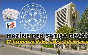 Satışa devam: 11 taşınmaz daha &ouml;zelleştirilecek!