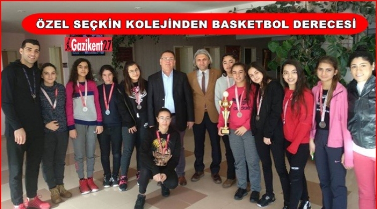 Seçkin Koleji basketbolda il ikincisi oldu