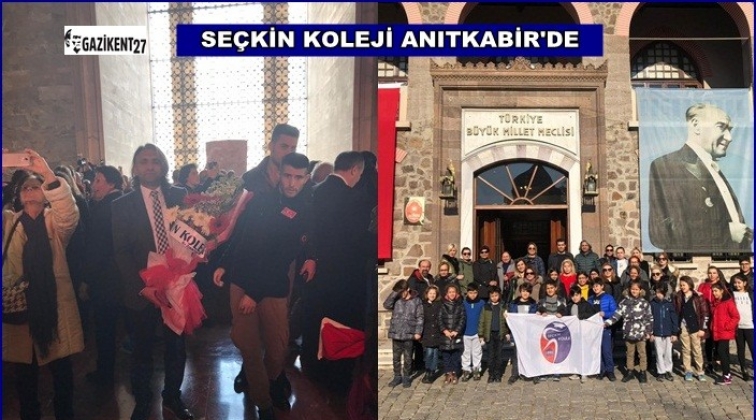 Seçkin Koleji öğrencileri Anıtkabir'de