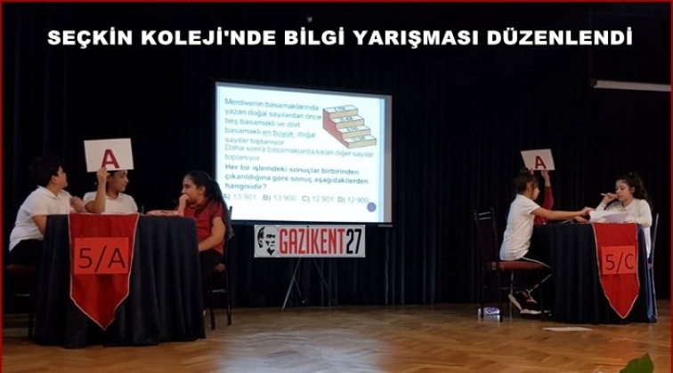 Seçkin Koleji öğrencileri, kendi şubeleri ile yarıştı