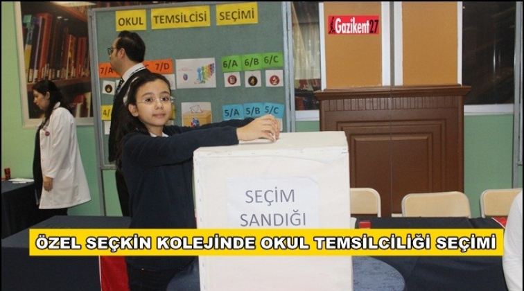 Seçkin Koleji öğrencileri seçim yaptı