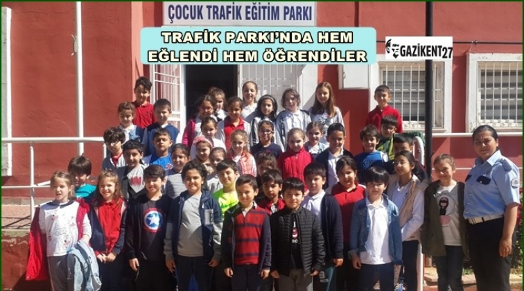 Seçkin Koleji öğrencileri trafik eğitim parkında