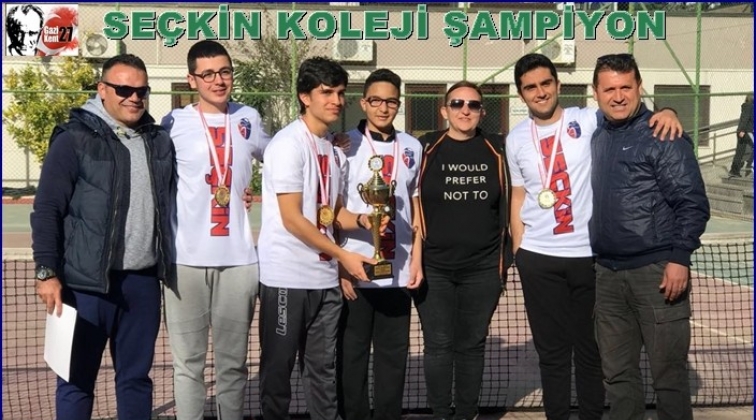 Seçkin Koleji Teniste Gaziantep Şampiyonu