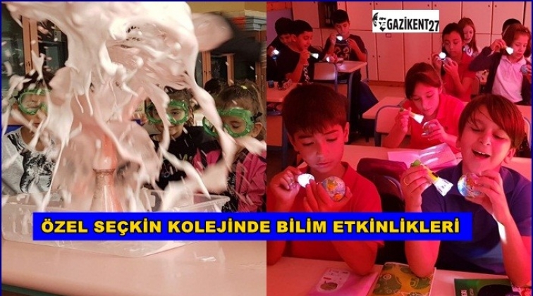 Seçkin Kolejinde eğlenceli bilim dersleri