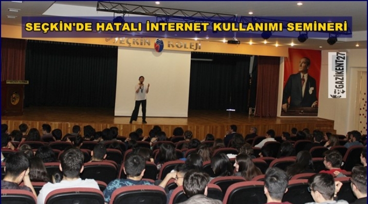 Seçkin Koleji'nde 'İnternet kullanımı' semineri