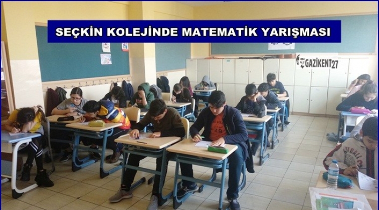 Seçkin Kolejinde matematik yarışması