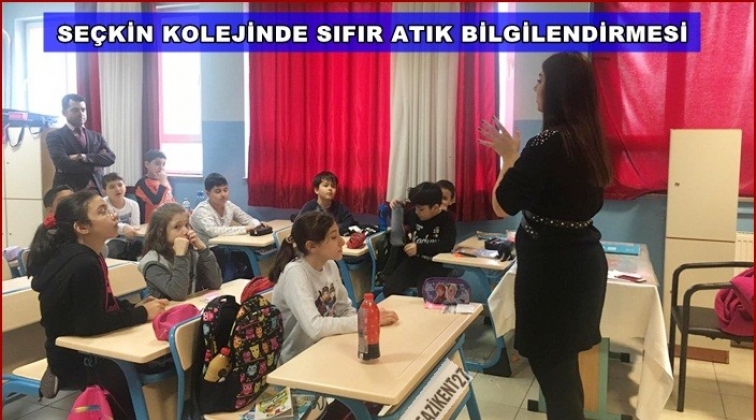 Seçkin Koleji'nden sıfır atık projesine destek