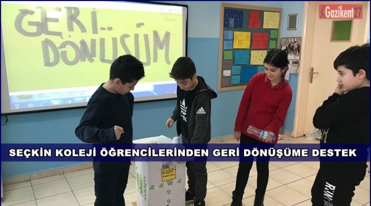 Seçkin Koleji'nden, sıfır atık projesine destek