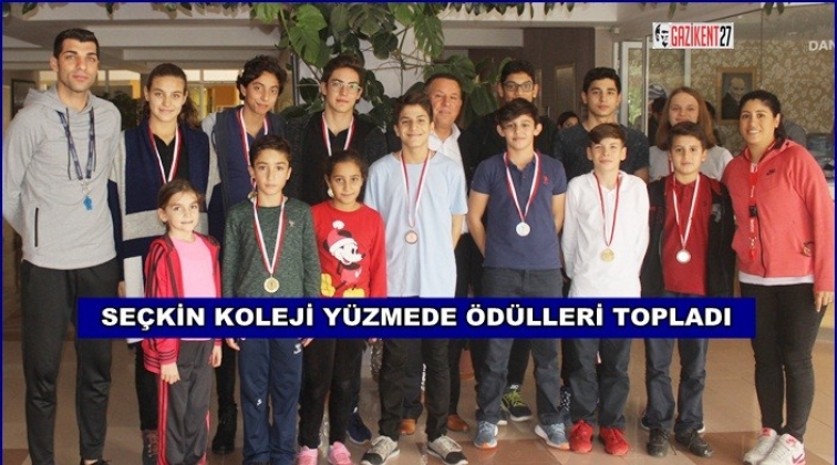 Seçkin Koleji'nden yüzmede 46 madalya