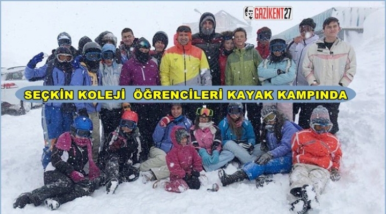 Seçkinli öğrenciler Erciyes kış kampında