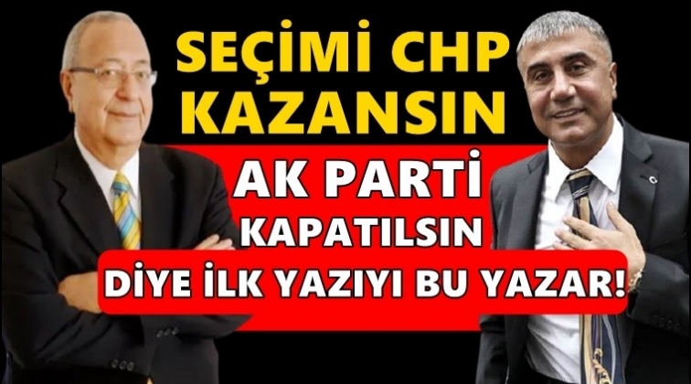 Sedat Peker: Barlas, CHP kazanırsa 'AKP kapatılsın' der...