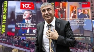 Sedat Peker'in Cumhuriyet mesajı Times Meydanı'nda 