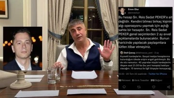 Sedat Peker&rsquo;in ne zaman konuşacağını a&ccedil;ıkladı!