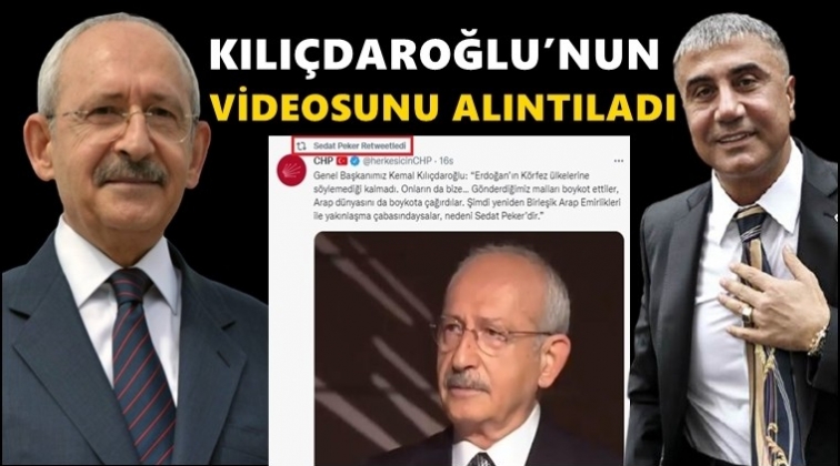 Sedat Peker, Kılıçdaroğlu'nun videosunu paylaştı!