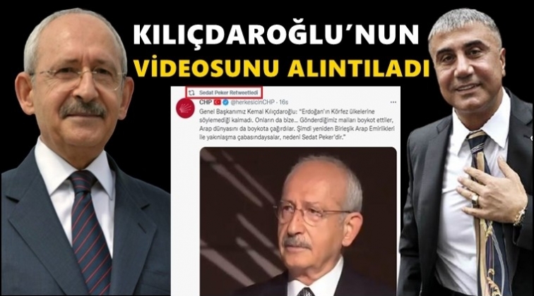 Sedat Peker, Kılı&ccedil;daroğlu'nun videosunu paylaştı!