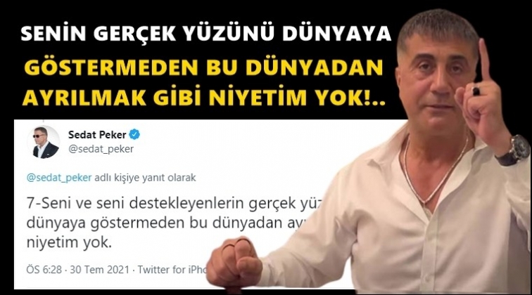 Sedat Peker: Sağlığıma kavuşmama az kaldı...