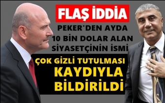 Sedat Peker'den ayda 10 bin dolar alan kim?