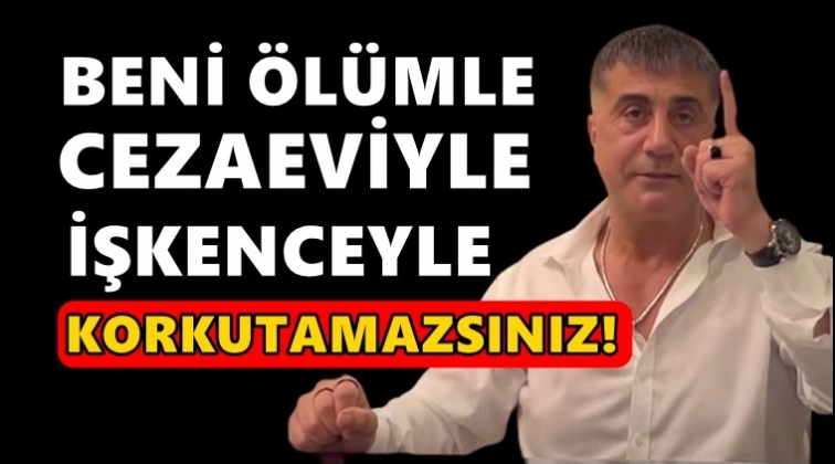Sedat Peker'den iddianame tepkisi...