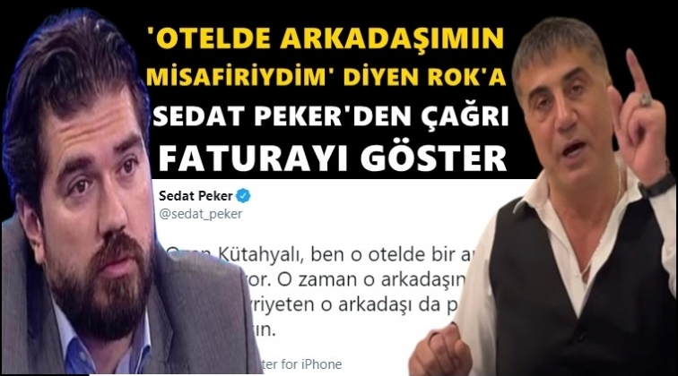 Sedat Peker'den Rasim Ozan'a&nbsp;fatura &ccedil;ağrısı...