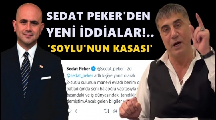 Sedat Peker'den 'Soylu'nun kasası' iddiası...