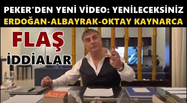 Sedat Peker'den &uuml;&ccedil;&uuml;nc&uuml; video...