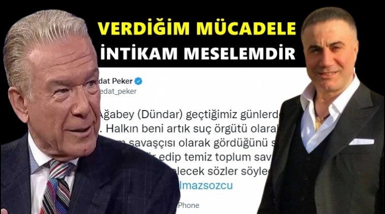Sedat Peker'den Uğur D&uuml;ndar'a&nbsp;yanıt...