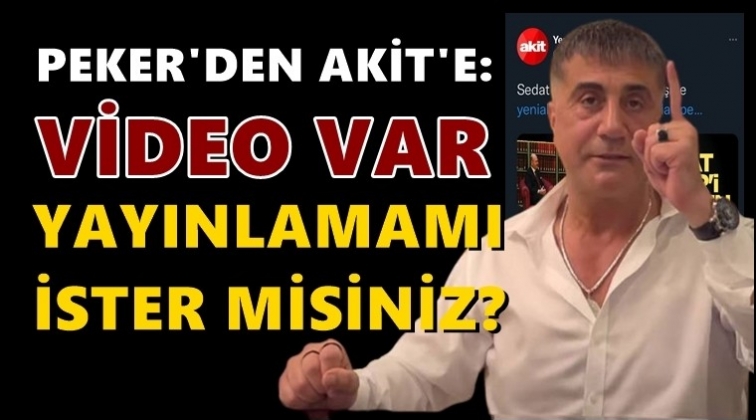 Sedat Peker'den Yeni Akit'in haberine sert tepki!